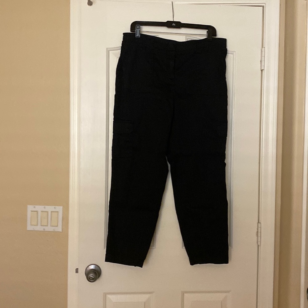 Chicos linen crop pants